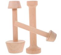 GANAZONO Stampi per Crostate Pratici e Comodi fare Crostate Set 3 Pezzi in Legno Doppia Estremità per Fai da Te in Cucina e Dolciaria