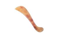 GANAZONO Strumento Massaggi Gua Sha in Corno per Viso e Corpo Raschietto Ergonomico per Sollievo Muscolare e Riduzione Stress Adatto Zone Piccole e Medie Materiale Naturale Resistente