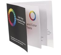 GANAZONO Test Colori per Daltonismo Cartella Test Portatile con Copertina Rigida per Esame e Rilevazione Disturbi della Percezione Facile da Usare per Guidatori