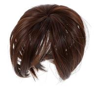 GANAZONO Topper Clip Capelli Donna per Diradamento Fibra Chimica Leggera e Morbida Copertura Invisibile per Capelli Bianchi Extension Naturale per Uso Quotidiano