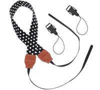 GANAZONO Tracolla per Fotocamera Cinghia da Spalla Vintage Regolabile in Cotone Nero Resistente e Comoda per Fotografi, per Uso Cross-body e Over The Shoulder