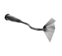 GANAZONO Triangolare Da Giardinaggio in Ferro Zincato Per Scavare Terreno e Piantare Ortaggi, Attrezzo Multiuso Per Diserbo e Bonifica Del Terreno, Lama Robusta e Durevole Per Orto e Giardino