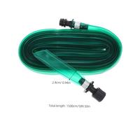 GANAZONO Tubo Irrigazione Piatto per Giardino PVC con Guarnizione Interna Tubo Poroso Gocciolante per Coltivazioni e Orti Irrigazione Uniforme e Antileakage per Piante e Ortaggi