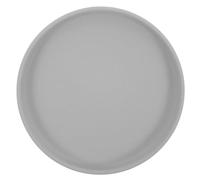 GANAZONO Vassoio Sottovaso in Ceramica Elegante per Piccoli Vasi da Piante Resistente e Decorativo per Casa Ufficio e Balcone Colore Grigio