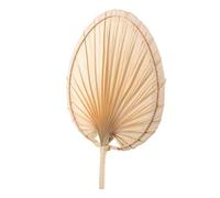 GANAZONO Ventaglio Mano Vintage in Foglia di Palma Intrecciato Mano Ventaglio Estivo Portatile Decorazione Parete e Regalo Elegante per Matrimoni e Feste