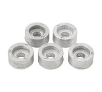 GANCEI 5Pcs Marine Round Anodo di Zinco 55321-87J01 Per Suzuki Motore Fuoribordo 9.9-300HP Parti di Ricambio 55321-87J00