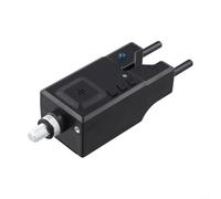 GANCEI Allarme Morso di Pesca Elettronico Impermeabile Segnale LED Volume Controllo Tono Nero 14.2x4.5x3.5cm Pescatori Outdoor
