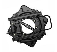 GANCEI Base girevole per sedile resistente con cursore, in acciaio laminato a freddo da 30 mm, girevole a 360°, carico 1.300 kg, per camper, furgoni, barche, camion e autobus