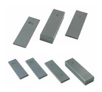 GANCEI Blocco calibro in acciaio monoblocco, durezza Hrc-63, resistente all'usura, resistente alla ruggine, 9 mm di spessore x 35 mm di larghezza, per ispezione della lavorazione dei metalli (1 mm)
