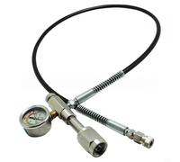 GANCEI CGA347 Filettatura HPA Fill Adapter Con 6000 PSI Diving Manometro E 36 Pollice Ad Alta Pressione Tubo