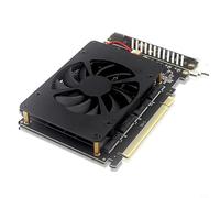 GANCEI Controller di espansione per quad NVMe M2 a PCCE X16 con 4 dischi software RAID Active Fan raffreddamento e trasferimento dati completo