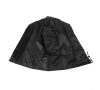 GANCEI Copertura impermeabile Oxford 420D per pompa per piscina Intex per filtro a sabbia trasparente Krystal, copertura protettiva resistente alle intemperie con coulisse regolabile, nero (51 x 44 x