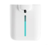 GANCEI Dispenser automatico di sapone schiumoso da parete, 500 ml ABS touchless con uscita regolabile per casa, cucina, bagno o igiene hotel (gel bianco)