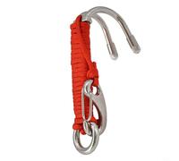 GANCEI Gancio per immersioni subacquee a doppia testa, in acciaio inossidabile 316 per gancio Drift con cavo di nylon, attrezzatura di stabilità subacquea per esplorazione della barriera corallina