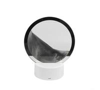 GANCEI Lampada da scrivania a forma di clessidra, luce notturna luminosa, decorazione visiva 3D per scrivania da ufficio, soggiorno (nero)