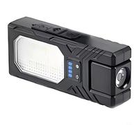 GANCEI Lampada frontale a LED con sensore di movimento, ricaricabile, batteria da 1500 mAh, 7 modalità di illuminazione, supporto magnetico per campeggio, pesca, escursionismo e corsa, colore nero (D)