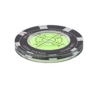 GANCEI Lettore verde da golf con livella a bolla per misurare la pendenza, marcatore in lega con clip per cappello, portatile per aiutare i golfisti per analizzare i contorni verdi, blu (verde)