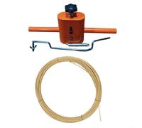 GANCEI Macchina automatica di cablaggio della parete, corredo dell'estrattore del cavo di 15Ft con il corpo della lega di alluminio, bloccaggio di un bottone per la filettatura elettrica del condotto