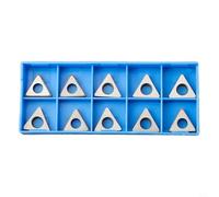 GANCEI MT1603 - Portautensili triangolare per tornitura CNC, 10 pezzi, colore: argento, per lavorazione dei metalli e produzione industriale (MT1603)