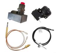 GANCEI Parti di ricambio all'aperto del radiatore con la termocoppia, anti commutatore di inclinazione e accenditore della batteria del AAA per manutenzione all'aperto del riscaldamento