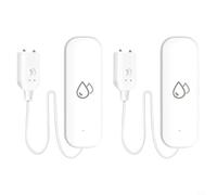 GANCEI Per Tuya Smart Water Leak Sensor, WiFi per rilevatore di IMMERSIONE con APP allarme e temporizzazione, nessun hub richiesto, per cucina bagno lavanderia