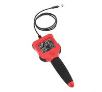 GANCEI Periscopio industriale LCD con telecamere di ispezione da 8 mm, cavo rigido da 1 metro, grado di impermeabilità IP67 e 8 luci LED per la visualizzazione del motore e del tubo
