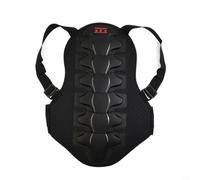 GANCEI Protezione per la schiena per motocross, guscio in plastica PE nero, 53 x 39 cm, protezione per colonna vertebrale da corsa e equitazione