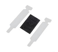 GANCEI RB170003 - Kit di scorrimento anteriore per tamburo per asciugatrice compatibile con ADE30RGS171TW01 FGS17AWF LES17AWF, set di cursori resistenti al calore con spugna, facile da installare per