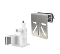 GANCEI Staffa di montaggio per Reolink Argus4G LTE e ArgusPT - Supporto per grondaia per telecamera di sicurezza solare, ABS + struttura in metallo, 8,5 x 9 x 3,5 cm (Whtie)
