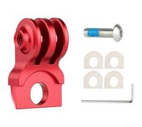 GANCEI Supporto leggero, staffa per faro in lega di alluminio CNC con interfaccia per action camera, compatibile con bici pieghevoli Brompton e per computer da ciclismo Bryton, per (B)