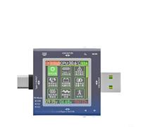 GANCEI Tester USB con display digitale, misuratore di corrente di tensione 2 in 1, rilevatore di protocollo QC PD AFC, per laptop, tablet, smartphone, ufficio, uso domestico