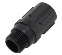 GANCEI Valvola di regolazione della pressione 15-45PSI, interfaccia filettatura esterna interna a sei punti, regolatore di flusso d'acqua in plastica, per irrigazione da giardino (45 psi)