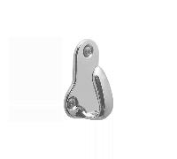 Gancetto ottone cromato 45x33 mm.
