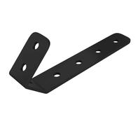 Ganci, 12 pezzi, nero, M5 x 110 mm, in ferro, durevole, accessori di montaggio per fai da te e materiale di fissaggio in cucina, ufficio, officina, ideali per ristrutturazione e riparazione