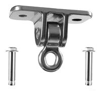 Ganci a battente resistenti, capacità 850 kg, ganci in acciaio inossidabile, set di accessori per boccola per legno/corda in calcestruzzo/cerchio aereo/kit di sospensione sacco da boxe (C)