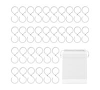Ganci A Forma Di S Da 32 Pezzi E Custodia Da 1 Pezzo, Gancio Anticaduta, Gancio Multiuso, Gancio In Plastica, Adatto Per Cucina, Bagno, Giardino