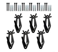 Ganci a forma di teschio in acciaio resistente, per esposizione professionale di teschi trofei come cervi, capre e orsi, in ambienti interni o esterni (B)