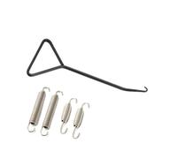 Ganci a molla di scarico per moto Set di kit di molle metalliche girevoli con estrattore per gancio in acciaio inossidabile compatibile con modelli universali(B set)