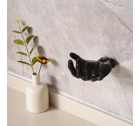 Ganci a parete a forma di mano Scaffale portaoggetti Resina Clip pratica