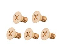 Ganci a Parete Ganci da parete for la casa Confezione da 5 - Chiodi creativi for abiti in legno a forma di chiodo for appendere i ganci appendiabiti della borsa del cappello Ganci Appesi al Muro