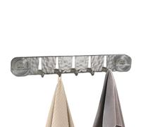 Ganci a per doccia, ganci a per doccia, supporto girevole da parete, senza trapano, per soggiorno, bagno, porta piastrelle di , vestiti, accappatoi