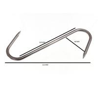 GANCI A S APPUNTITI DA MACELLAIO Kitchen Utilità Rack 15.2cm 150mm Acciaio Zp W/