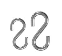 GANCI A S IN ACCIAIO INOX A4 GRADO MARINO MM.4 MM.5 MM.6 MM.8 VARIE CONFEZIONI