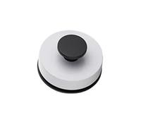 Ganci a Ventosa riutilizzabili di Grandi Dimensioni, Rotondi, ad Alta Resistenza, con Fissaggio sottovuoto, appendini da Parete Senza Trapano for cucine, camere da Letto e bagni(White And Black)
