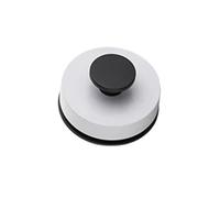 Ganci a Ventosa riutilizzabili Senza Trapano, Ganci Rotondi Invisibili for Abiti, Ganci Adesivi for pareti di Cucina, Camera da Letto, Bagno(White And Black)