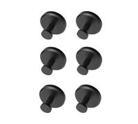 Ganci a ventosa, senza trapano, in acciaio inox, per cucina e bagno, per porte in vetro, facile installazione, soluzione ideale per l'organizzazione della casa