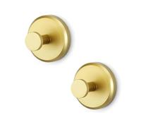 Ganci a ventosa, senza trapano, in acciaio inox, per cucina e bagno, per porte in vetro, facile installazione, soluzione ideale per l'organizzazione della casa