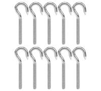 Ganci a vite in acciaio inossidabile 10pcs ad alta durezza ganci a prova di ruggine per applicazione del servizio leggero di montaggio a parete nel settore chimico mobili per (M6)