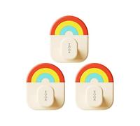 Ganci Adesivi | 3 Pezzi Di Ganci Rimovibili,Appendino Per Doccia | per Parete, Doccia, Bagno, Porta, Soffitto, Cucina, Cappotti, Chiavi, Finestra, Camera da Letto, Asciugamani, Armadio, Vestiti