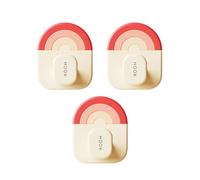 Ganci Adesivi | 3 Pezzi Ganci Senza Trapano,Appendino per Bagno,Per Parete e Doccia e Bagno e Porta e Soffitto e Cucina e Chiave e Finestra e Dormitorio e Armadio e Asciugamano e Vestiti e Zaino